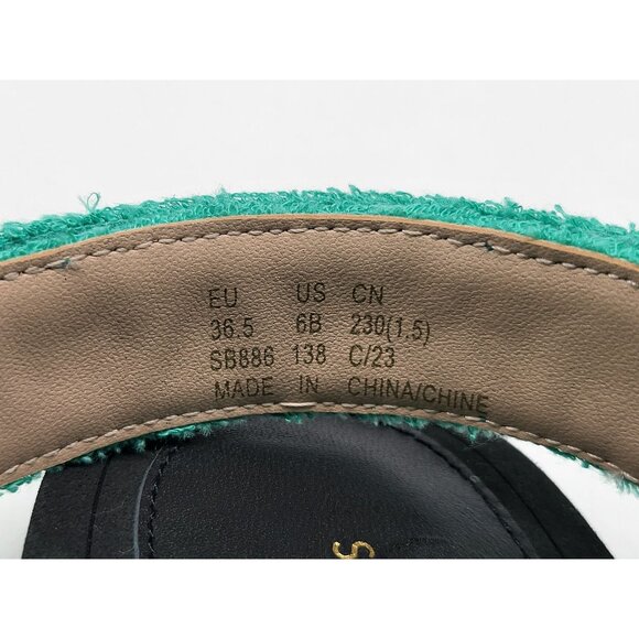 Stuart Weitzman Womens Bandeau Sport Sandals Green Size 6B - Picture 7 of 8